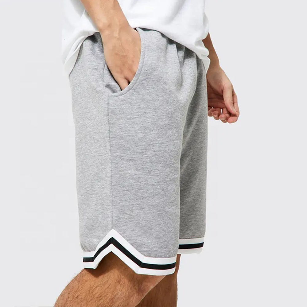 Hestic Sports Wear High Quality Custom Made Basketball Shorts For Mens Cropped Fit Polyester Plain Sublimation Shorts For Mens